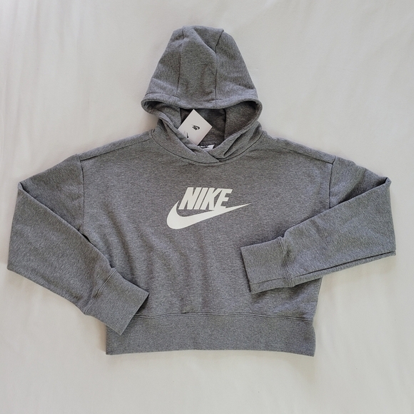 Nike‎ NWT Kids Gray Pullover Hoodie Sweatshirt Size XL - Picture 1 of 8